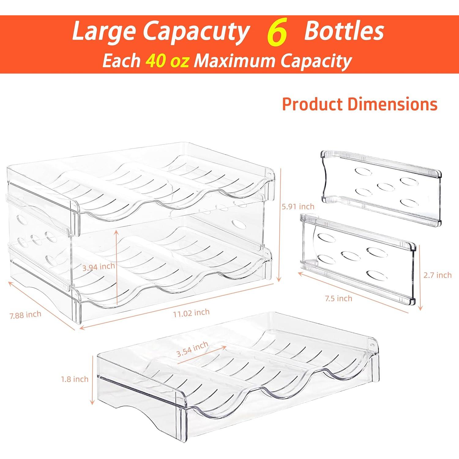 Estante para Botellas de Vino Baosia 2 Niveles 6 Botellas
