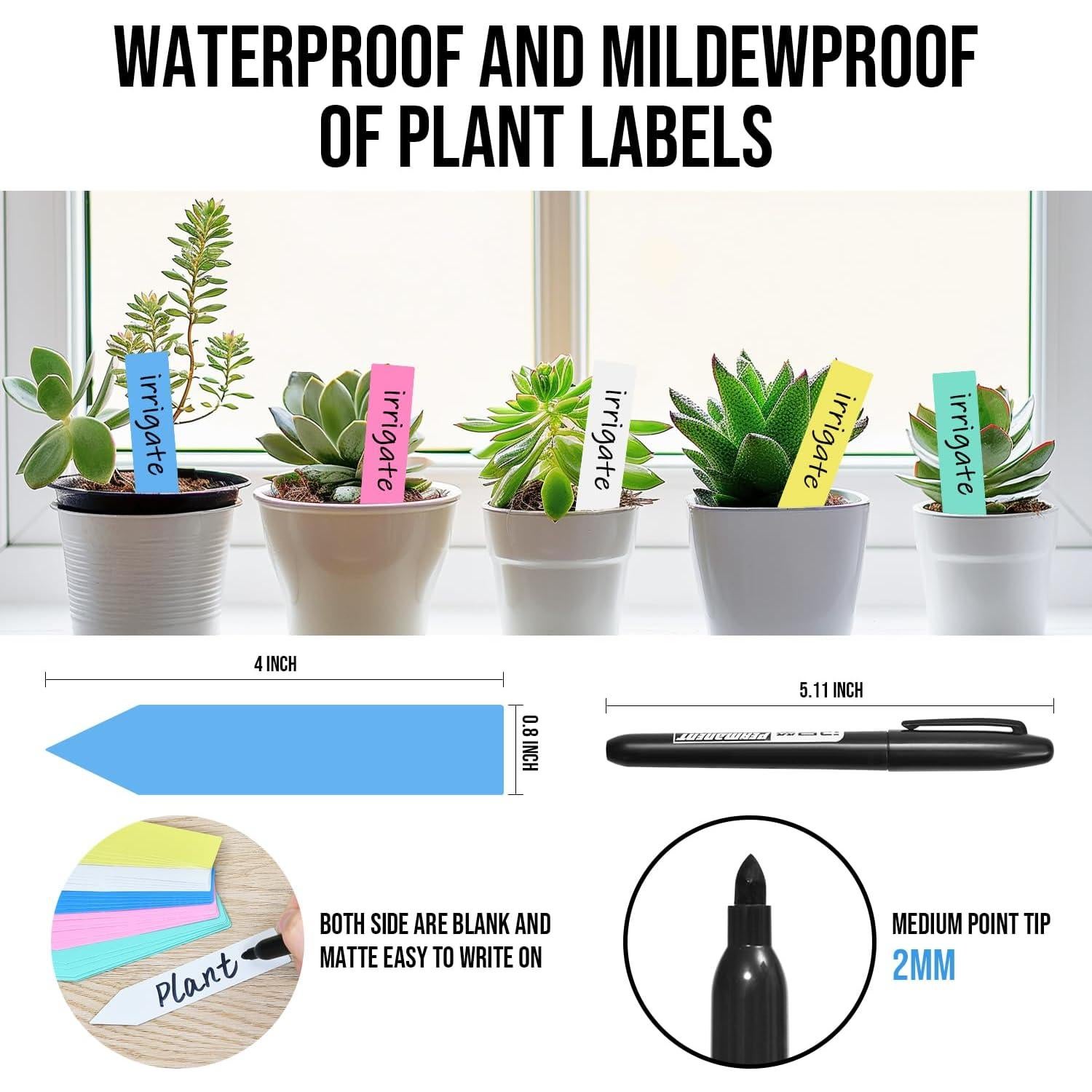 Etiquetas de Plantas 1000 Pcs Yuanling Plástico Impermeables