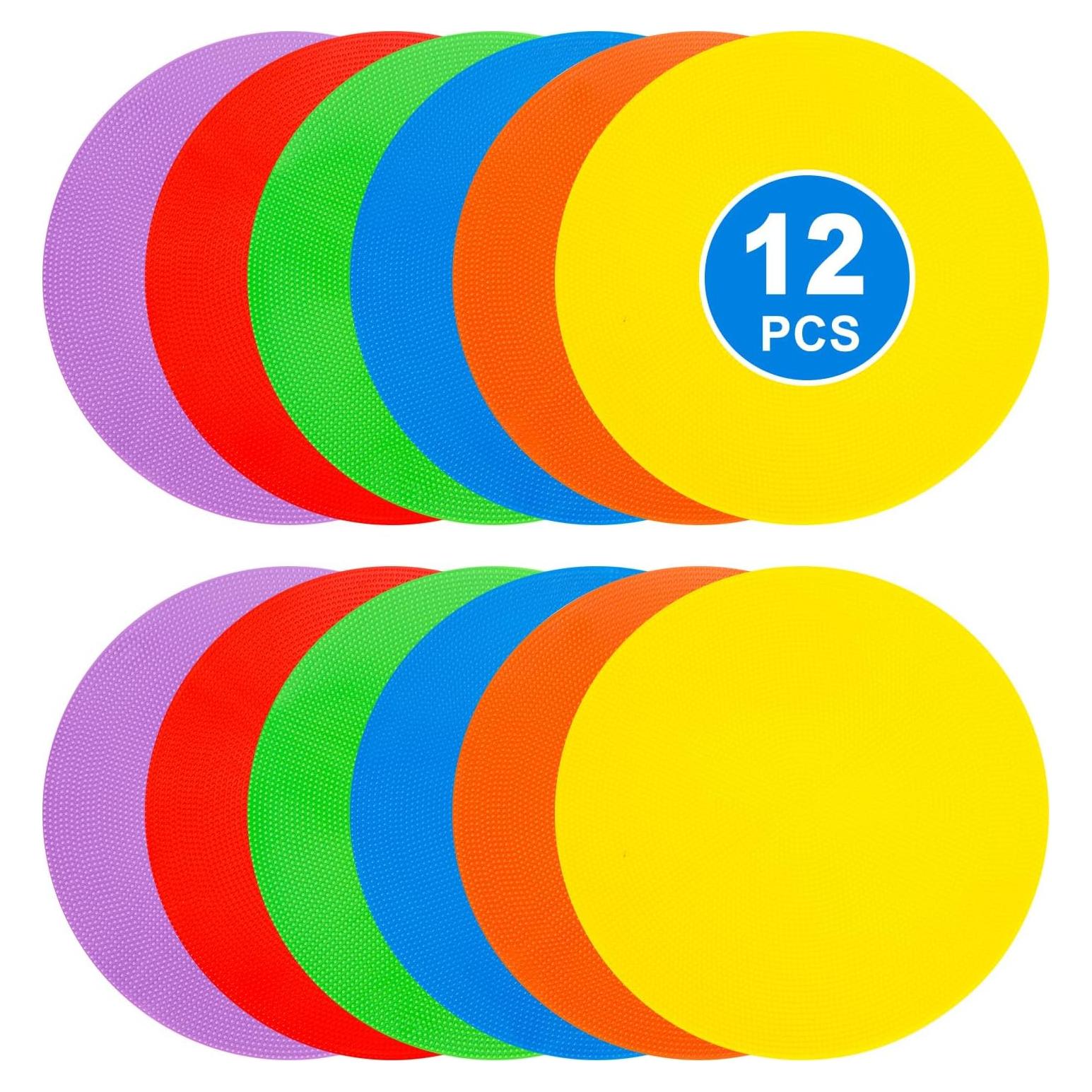 Conos Planos Antideslizantes WildTracks para Entrenamiento Deportivo