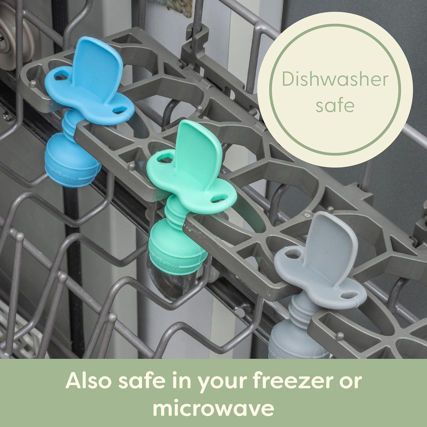 Cucharas de Silicona para Bebés UpwardBaby 3 Piezas - Libre de BPA