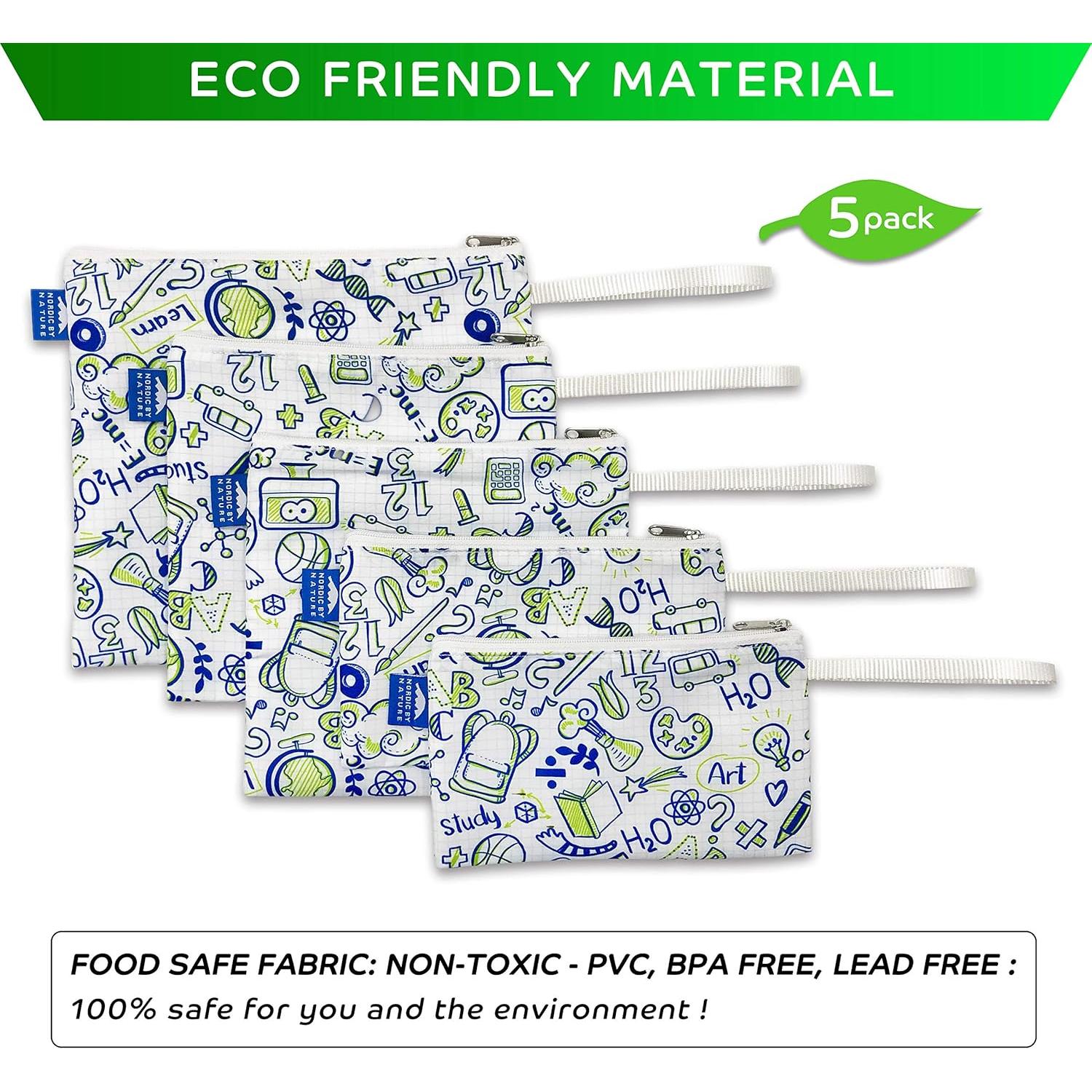 Bolsa Reutilizable para Sándwich Nordic By Nature - 5 Piezas