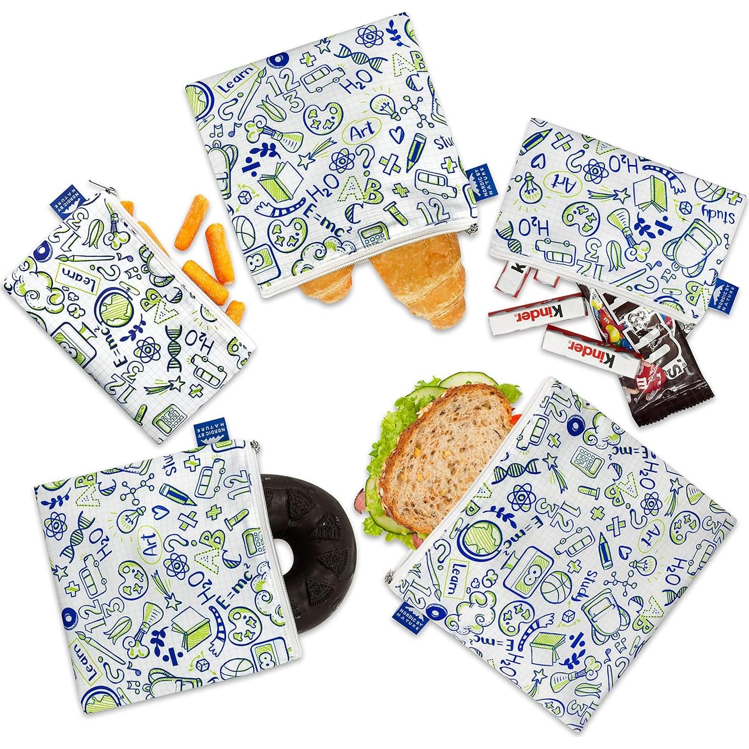 Bolsa Reutilizable para Sándwich Nordic By Nature - 5 Piezas