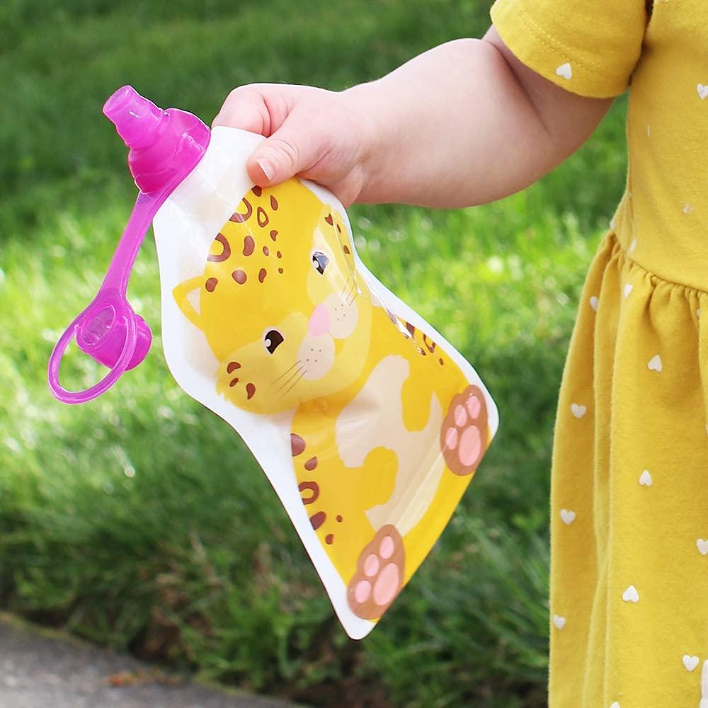 Tapa de Bolsa de Comida ChooMee SoftSip 100% Silicona 2P Aqua