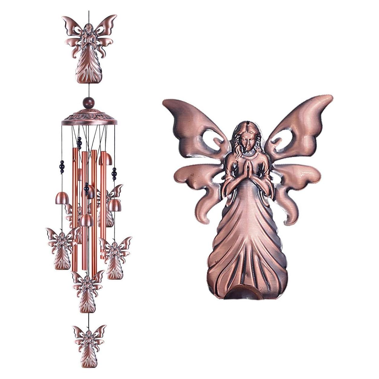 Campanas de Viento de Ángel xxschy 91.44 cm Decoración Jardín