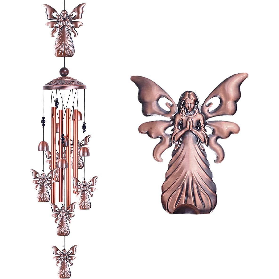 Campanas de Viento de Ángel xxschy 91.44 cm Decoración Jardín