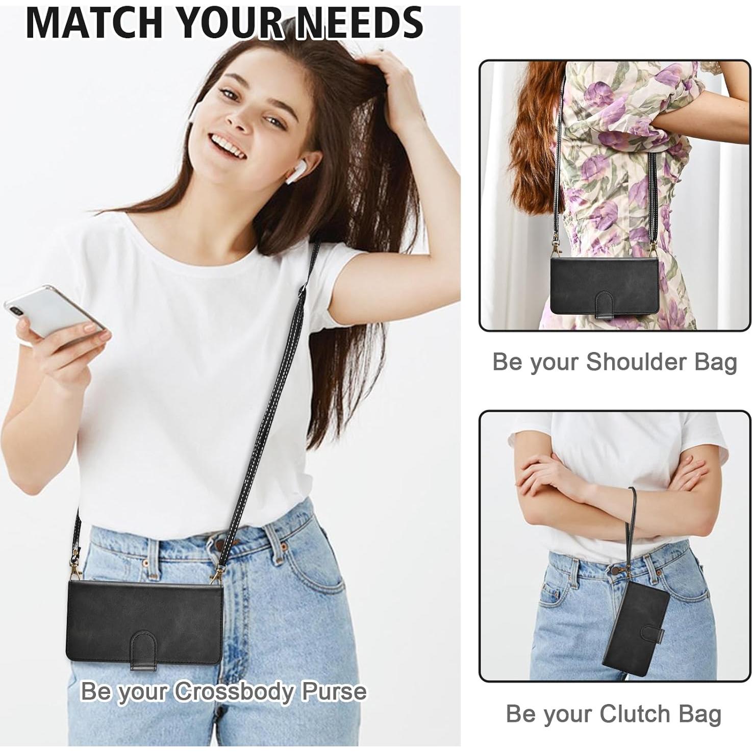 Funda de billetera Furiet para Cricket Icon 2 y AT&T Fusion Z