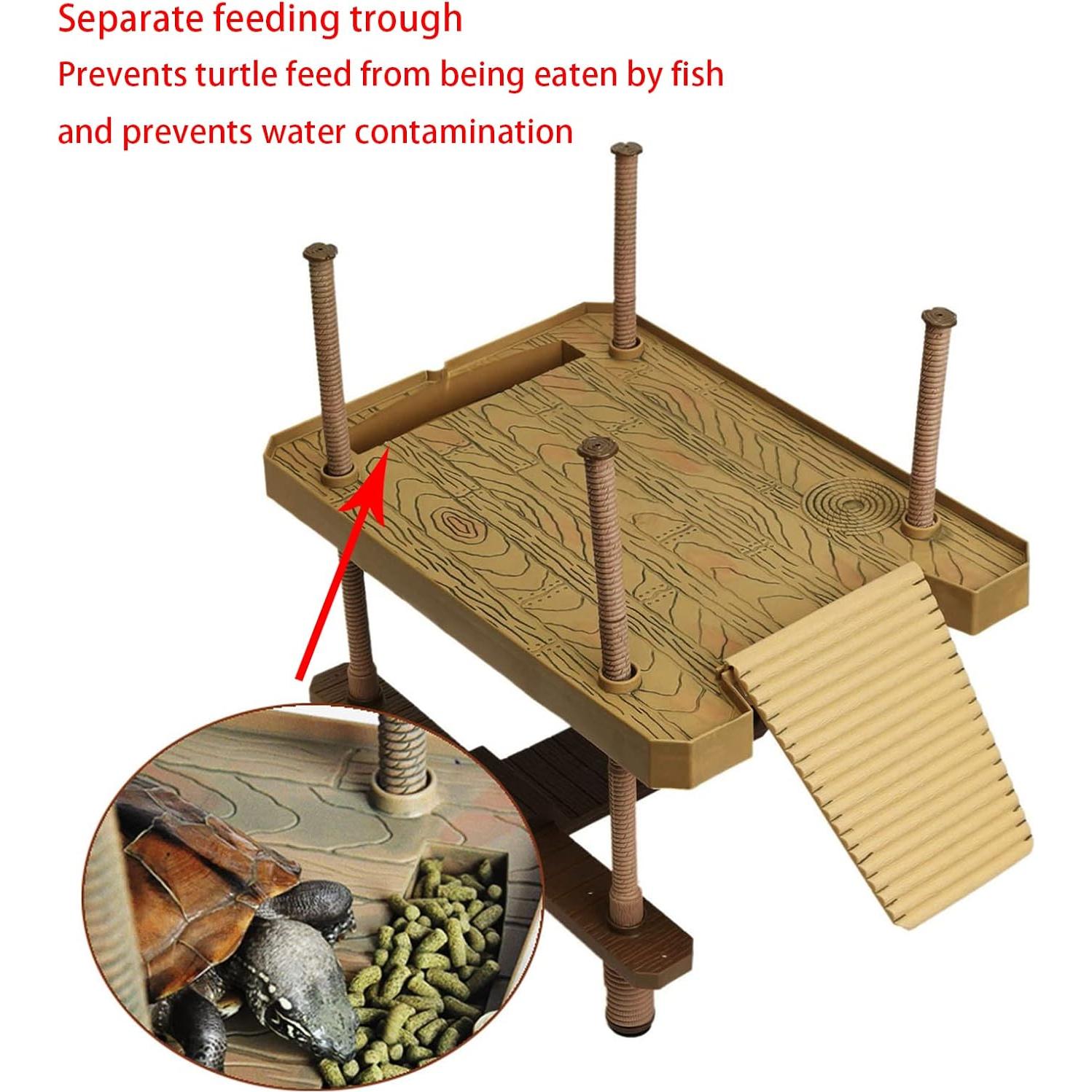 Plataforma Flotante para Tortugas ATB-GIFT Tamaño L 40.5x28x41cm