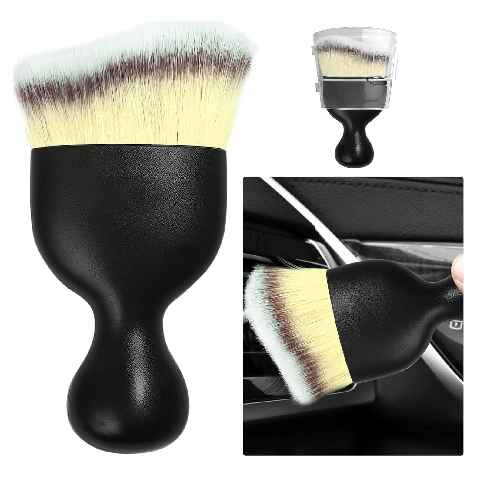 Cepillo de Detalle de Auto Ziciner con Cerdas Suaves Beige