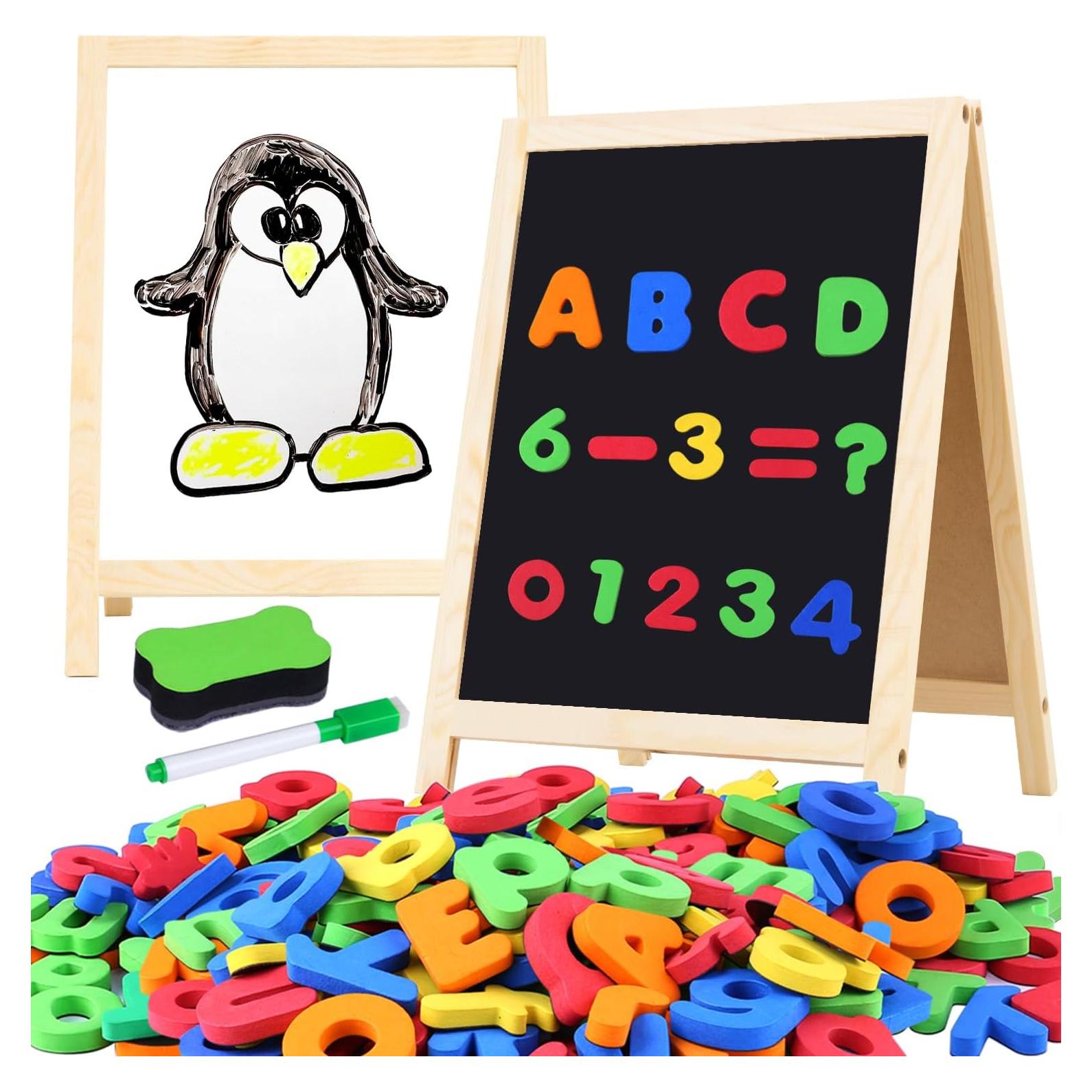 Juego de Letras y Números Magnéticos GINMIC con Tablero