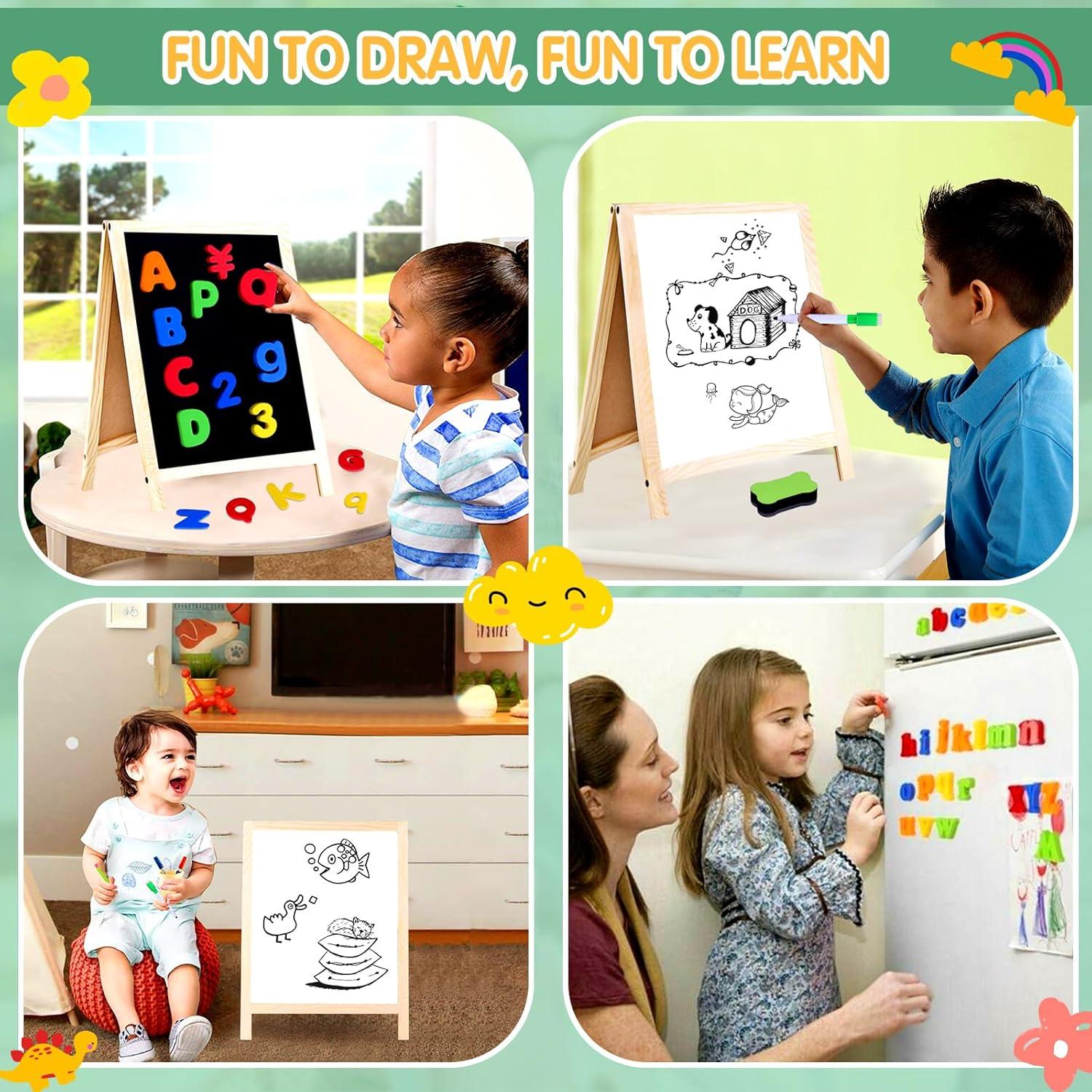 Juego de Letras y Números Magnéticos GINMIC con Tablero