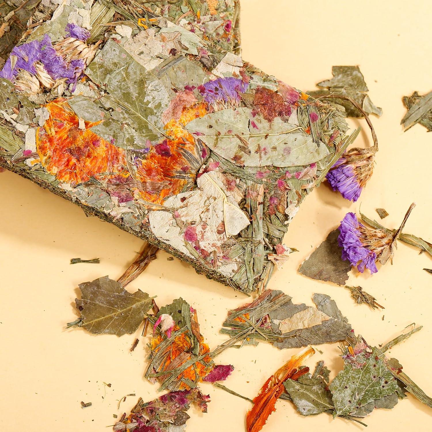 Galletas Naturales para Conejos Abizoo - 10 Piezas de Heno Timothy