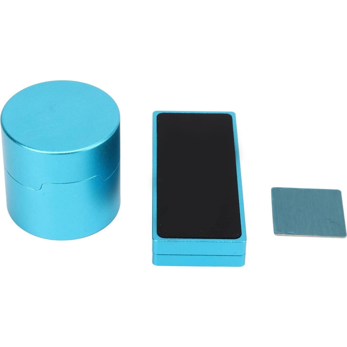 Soporte de Tiza de Billar Magnético Keenso, Aluminio Azul