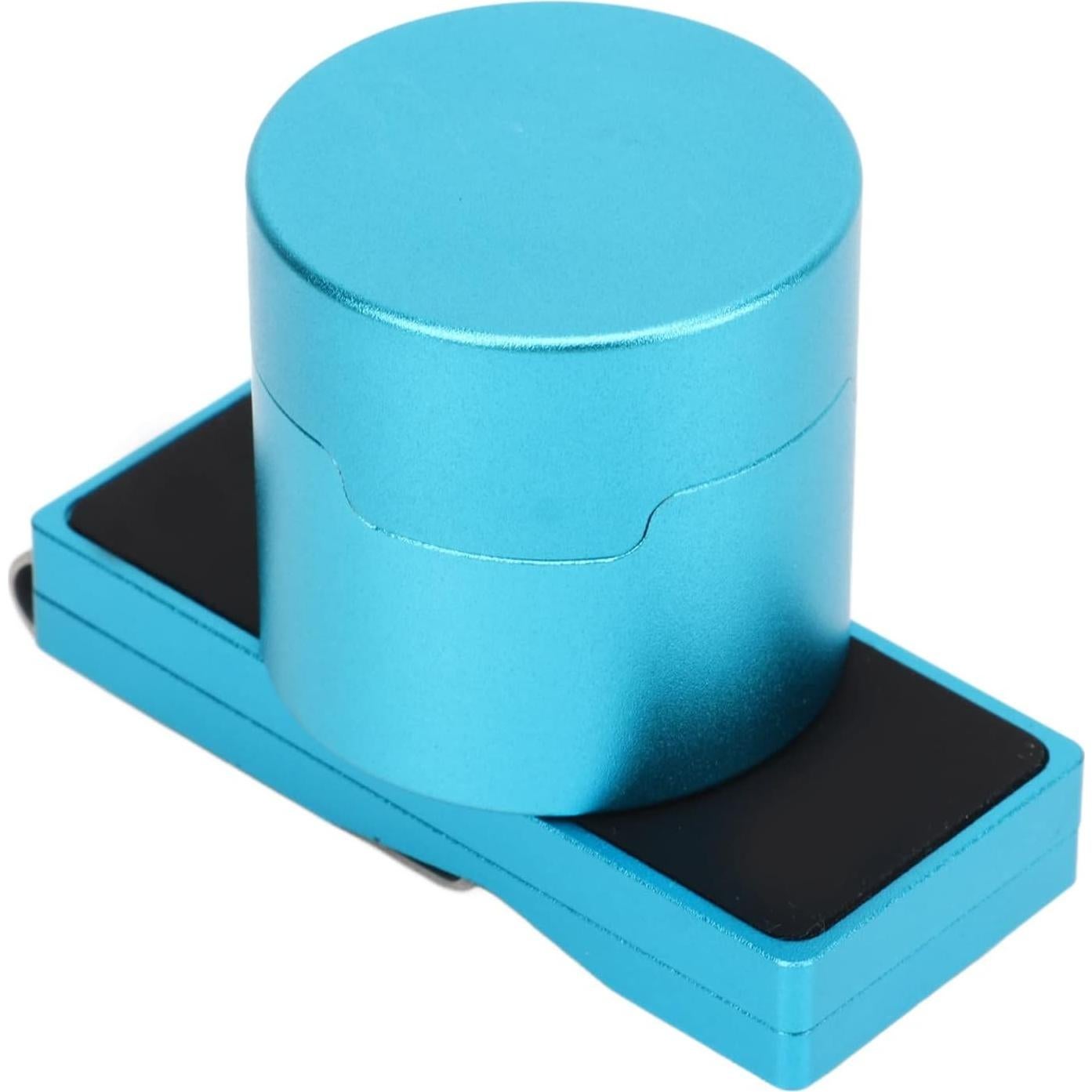 Soporte de Tiza de Billar Magnético Keenso, Aluminio Azul