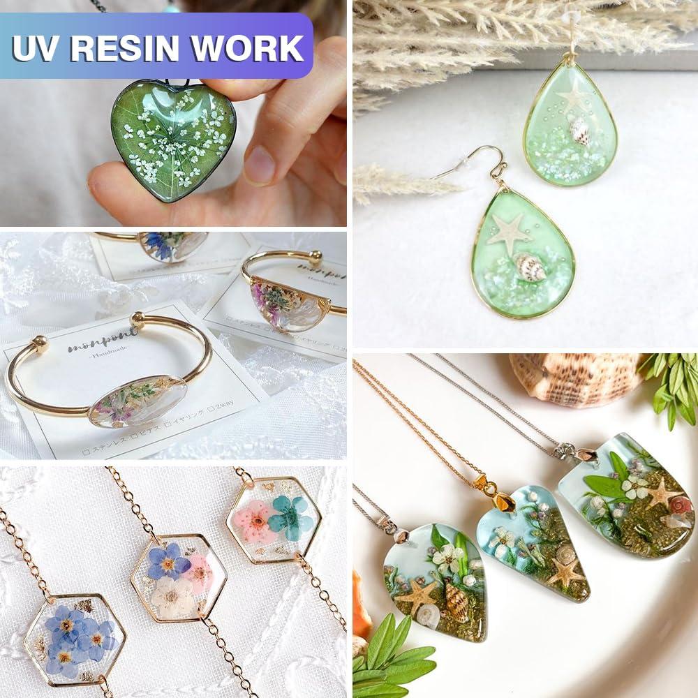 Resina UV Dura Cristalina OSBANG 100g Curado Rápido