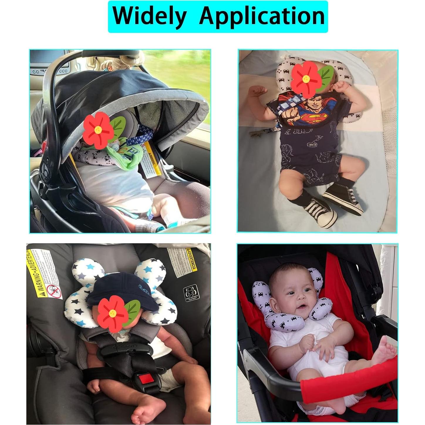 Almohada de Soporte para Cabeza Bebé Oso - Lavable