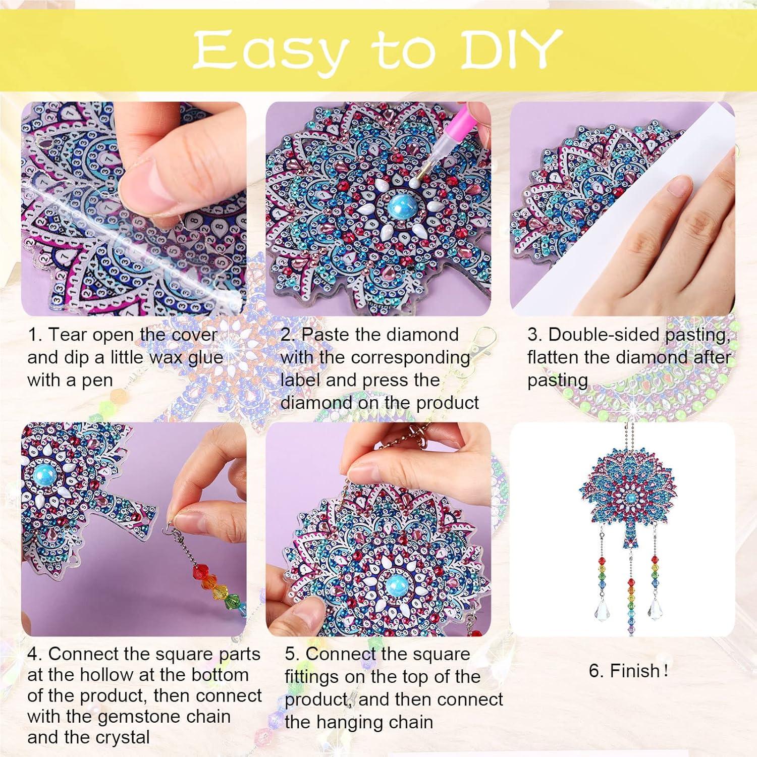 Kit de Arte de Diamante Jetec - Atrapa Rayos de Sol Doble Cara