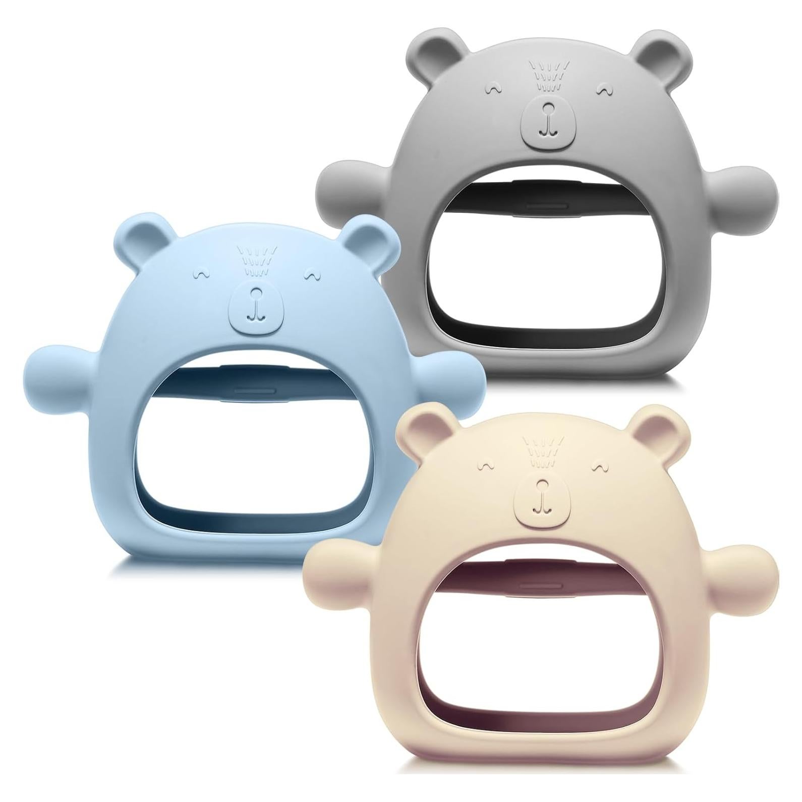 Chumia 3 Mordedores de Muñeca Silicona Bebés 0-6 Meses