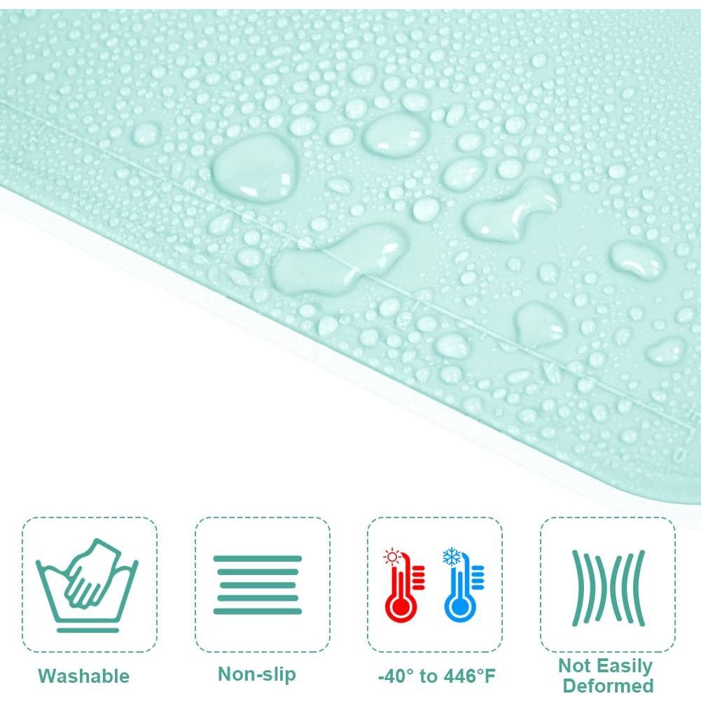 Alfombrilla de Pintura de Silicona OSDUE 50x40cm Azul