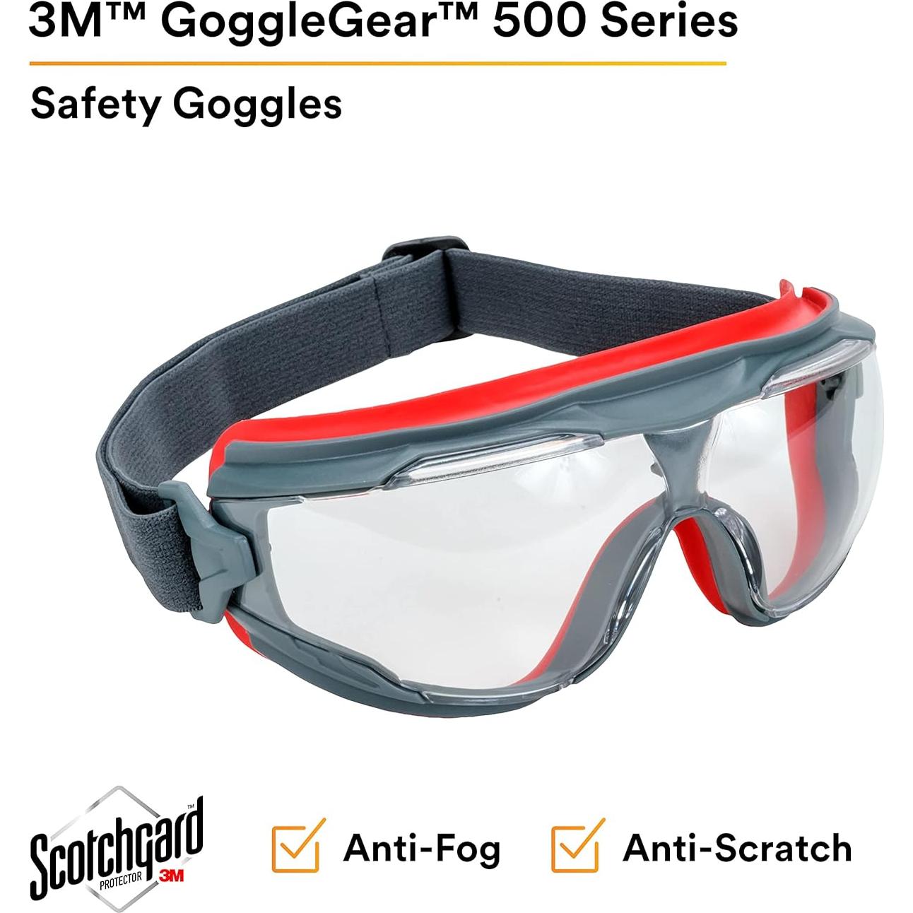 Gafas de Seguridad 3M GoggleGear GG501SGAF Anti-vaho