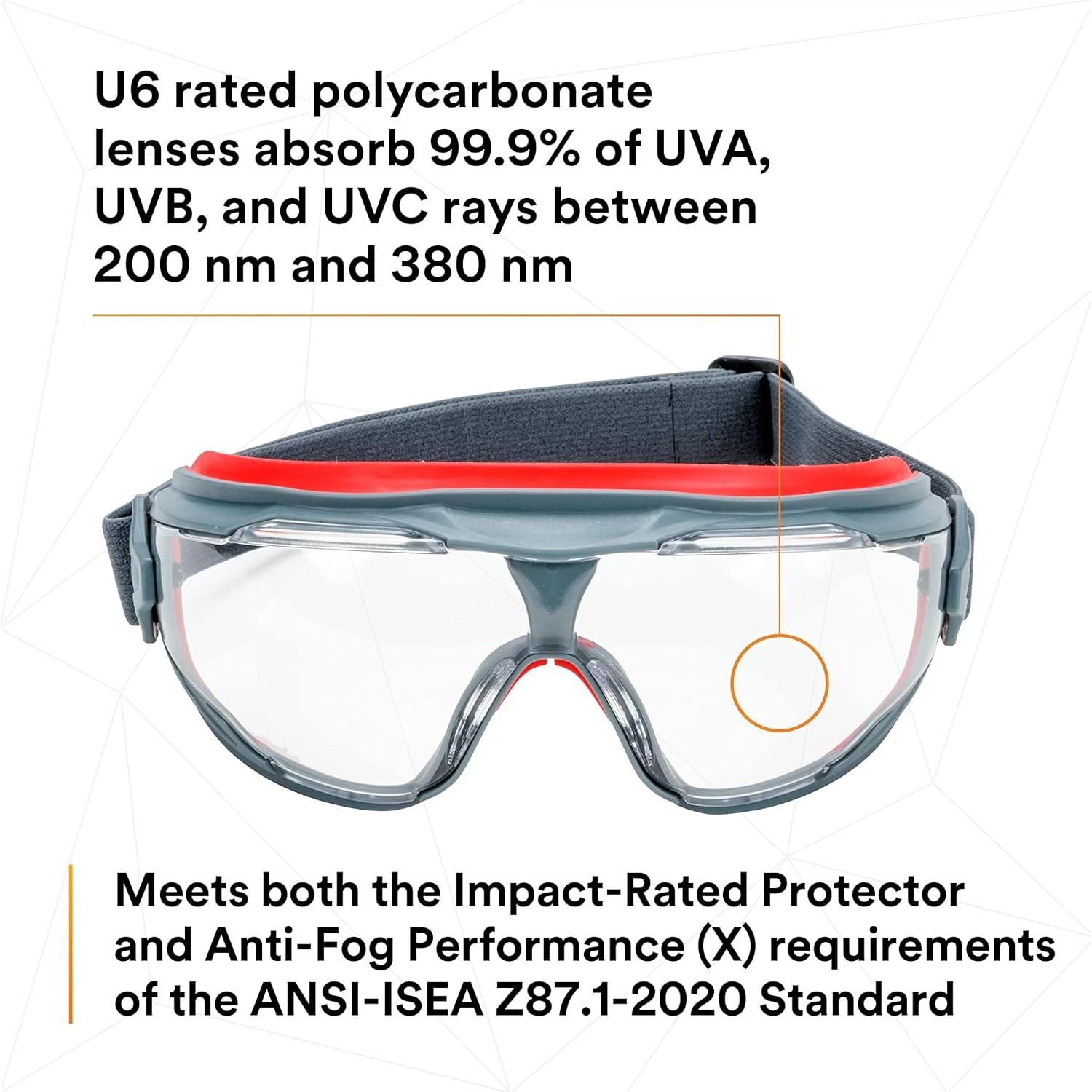 Gafas de Seguridad 3M GoggleGear GG501SGAF Anti-vaho