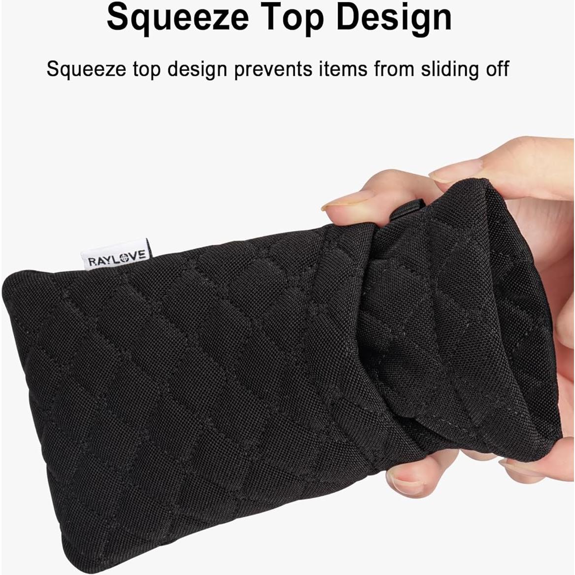 Estuche Doble para Gafas RayLove con Tapa de Presión y Paño