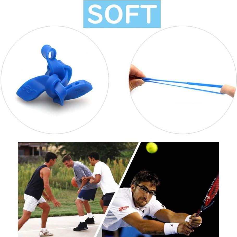 Correa de Gafas SAIGO Antideslizante de Silicona 2PCS Negro