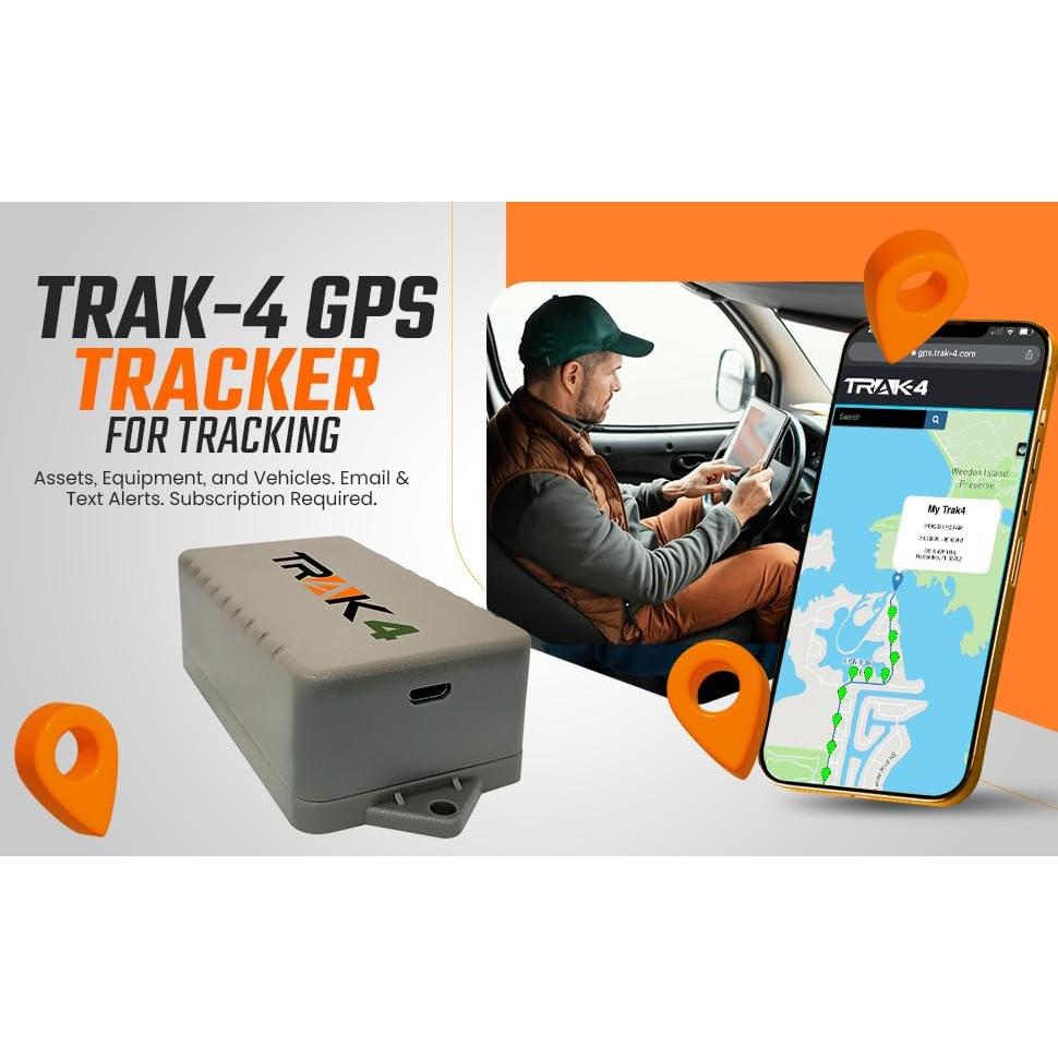 Rastreador GPS Trak4 USB Recargable Impermeable 4G