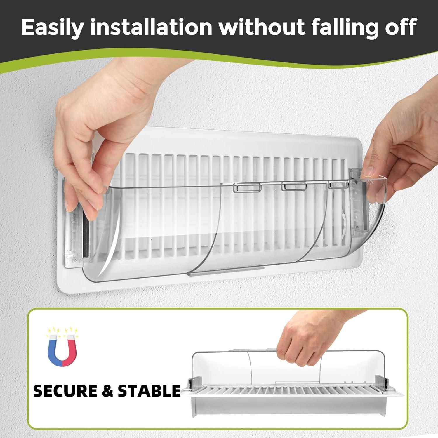 Deflectores de aire ajustables HOPYANE 9-15.5" (22.9-39.4 cm) 2 paquetes