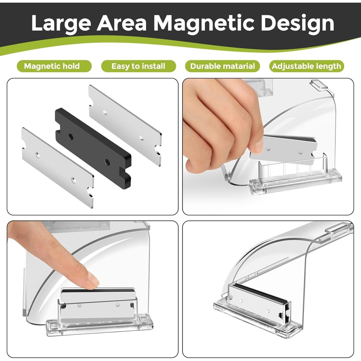 Deflectores de aire ajustables HOPYANE 9-15.5" (22.9-39.4 cm) 2 paquetes