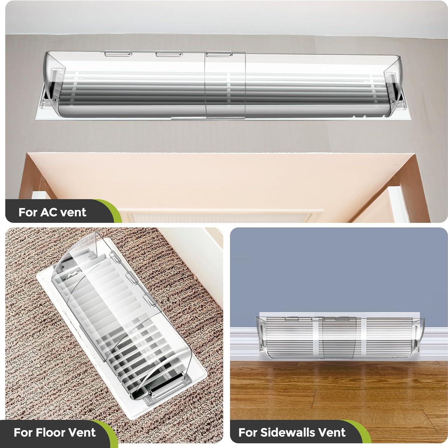 Deflectores de aire ajustables HOPYANE 9-15.5" (22.9-39.4 cm) 2 paquetes