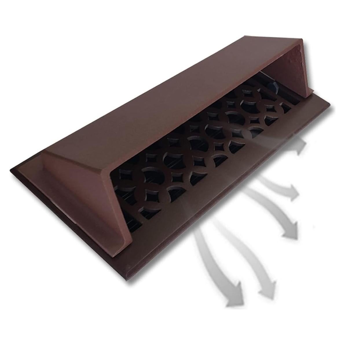 Deflector de Aire para Ventilación de Piso Prima 4x14" Marrón