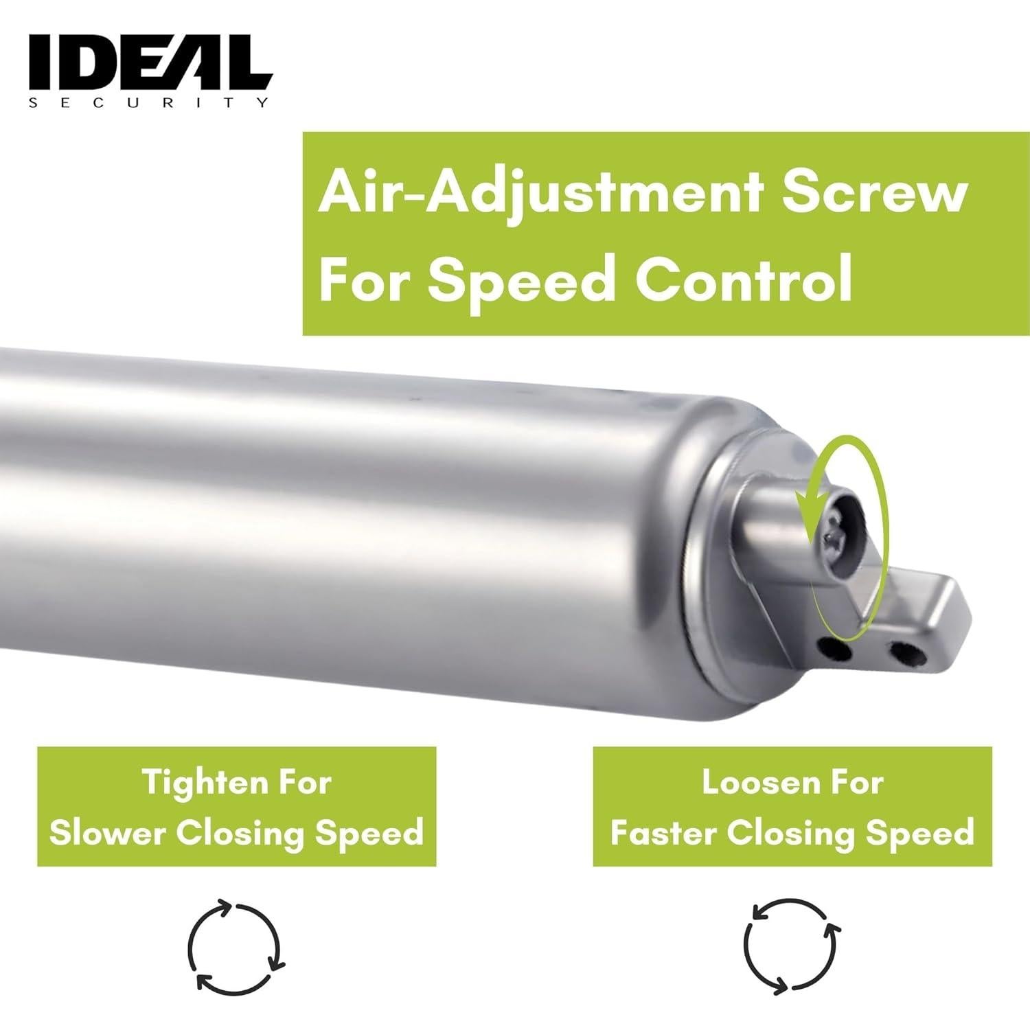 Cierre de Puerta Neumático Ideal Security BK1730 26.67 cm