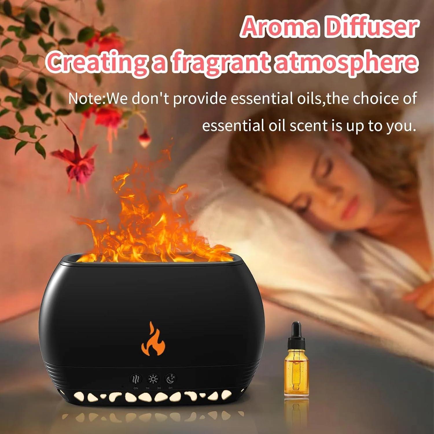 Difusor de Aceite Esencial PLUWEL HYB-02 350ML con Luz Nocturna