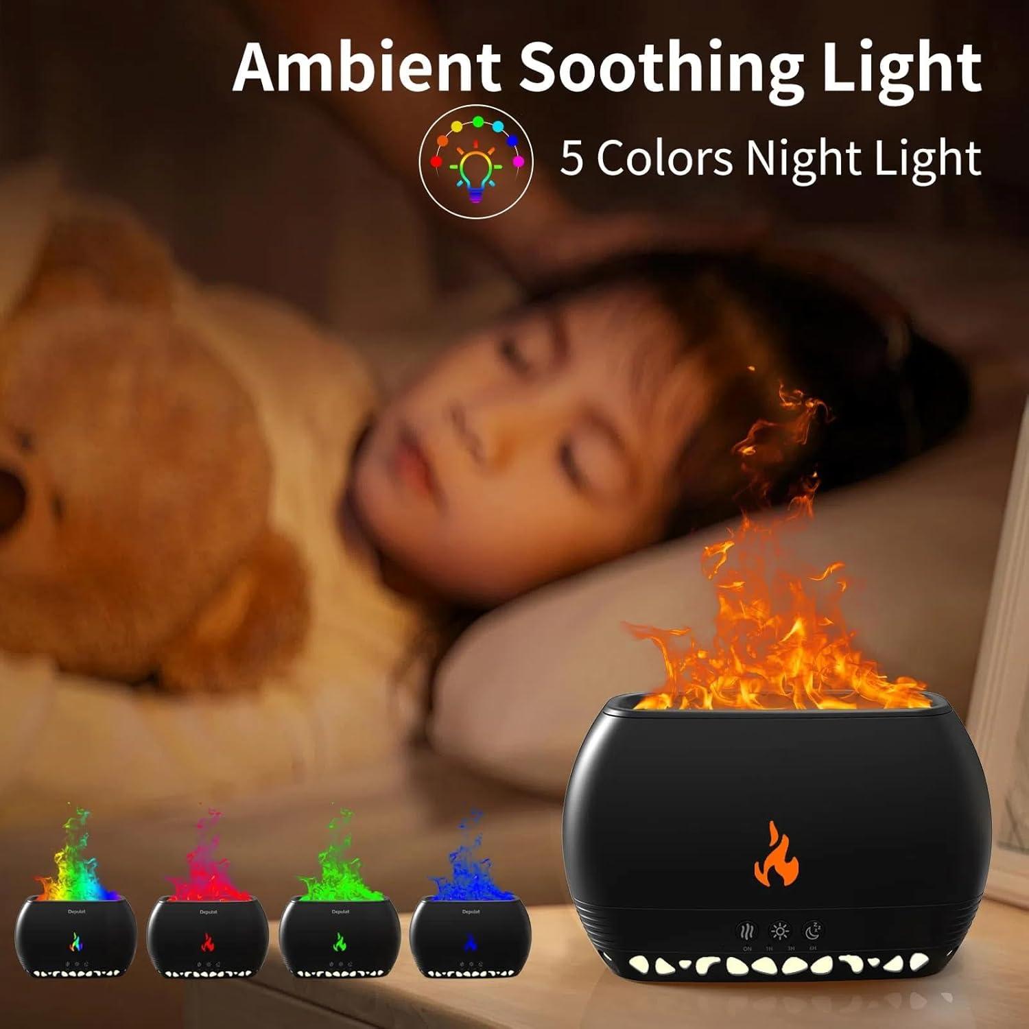 Difusor de Aceite Esencial PLUWEL HYB-02 350ML con Luz Nocturna