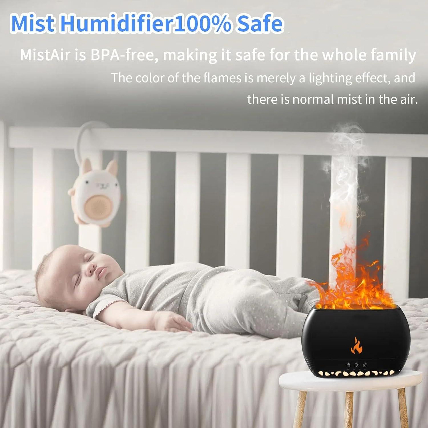 Difusor de Aceite Esencial PLUWEL HYB-02 350ML con Luz Nocturna