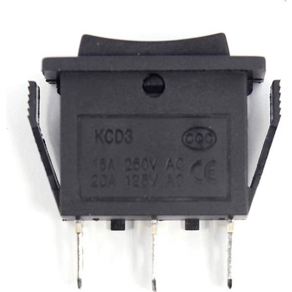 10 Interruptores de Palanca On/Off/On SPDT 16A 250V WOWOONE