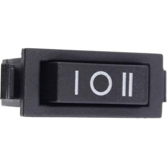 10 Interruptores de Palanca On/Off/On SPDT 16A 250V WOWOONE