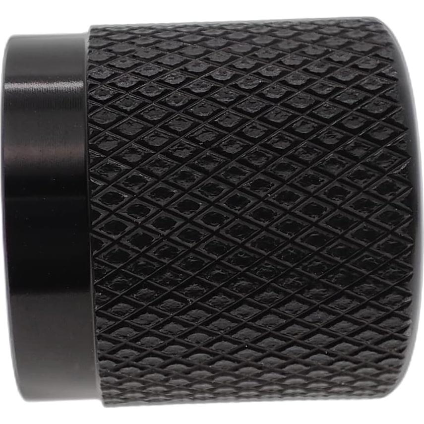 Paquete de 2 Perillas de Control de Aluminio Szliyands 17mm Negro