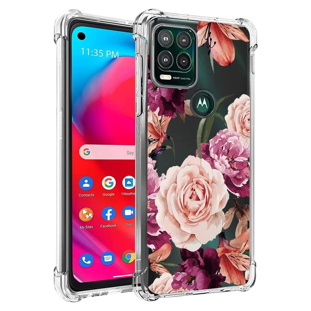 Funda Protectora TPU Floral para Moto G Stylus 5G 2021