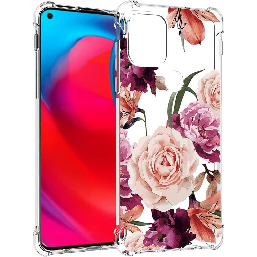 Funda Protectora TPU Floral para Moto G Stylus 5G 2021