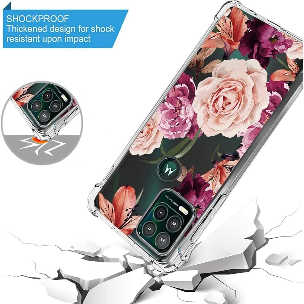 Funda Protectora TPU Floral para Moto G Stylus 5G 2021