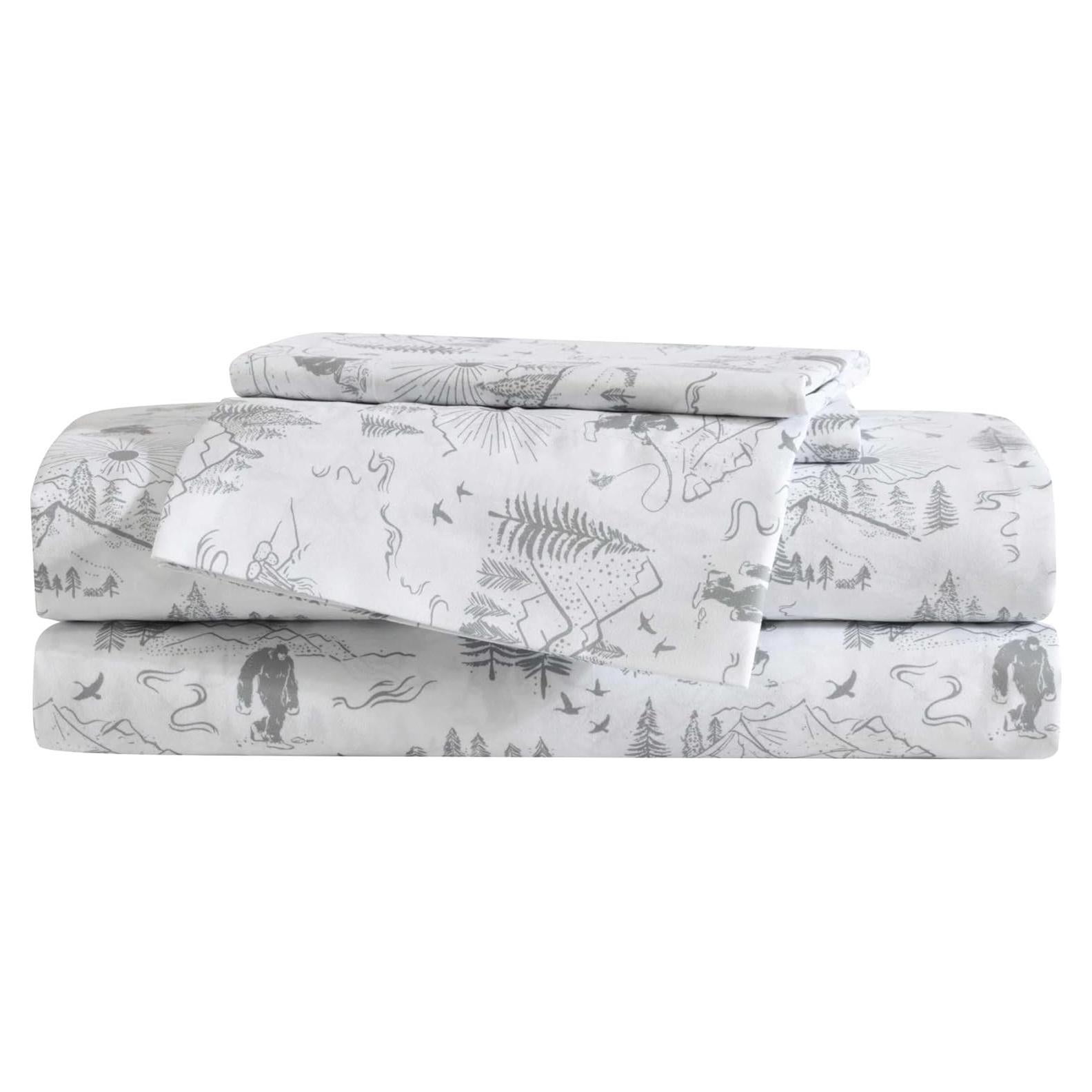 Juego de Sábanas Twin Eddie Bauer 100% Microfibra Aire Libre