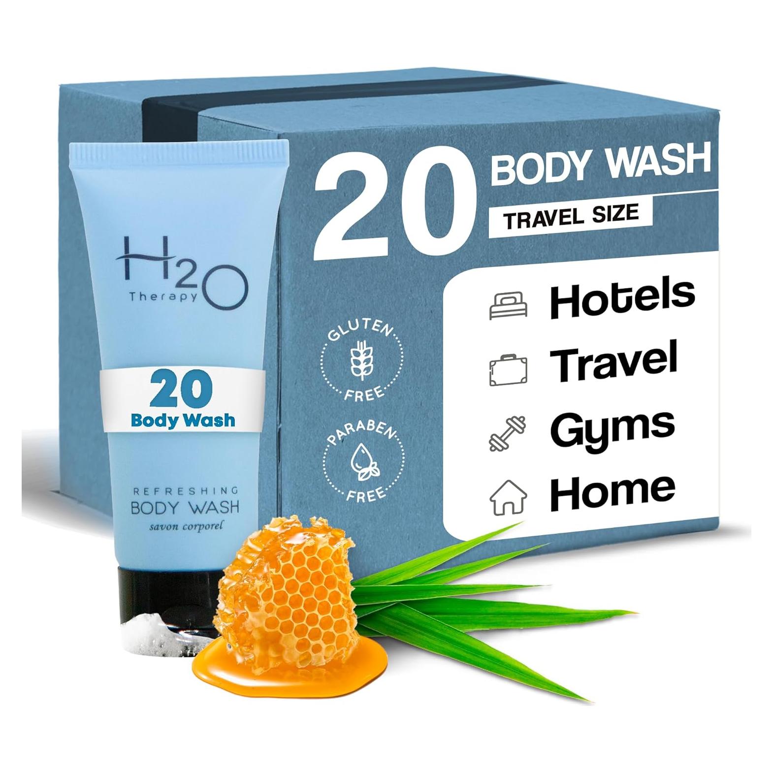 Jabón de Baño H2O Therapy 20 Piezas 24g Tamaño Viaje