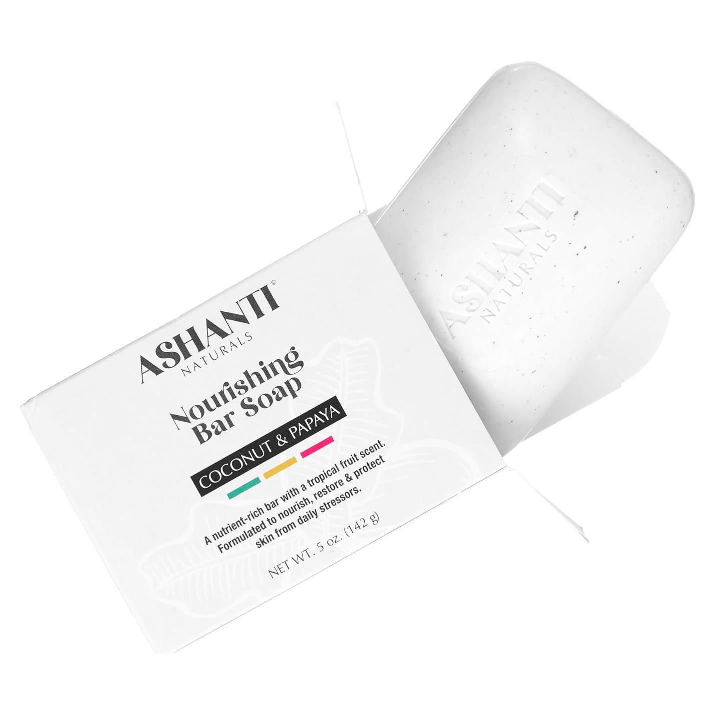 Jabón Natural de Coco y Papaya Ashanti Naturals 141.75 g