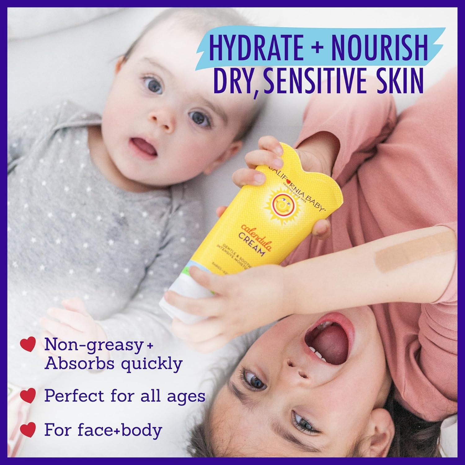 Crema de Caléndula California Baby 51 g | Suavizante Piel Bebés