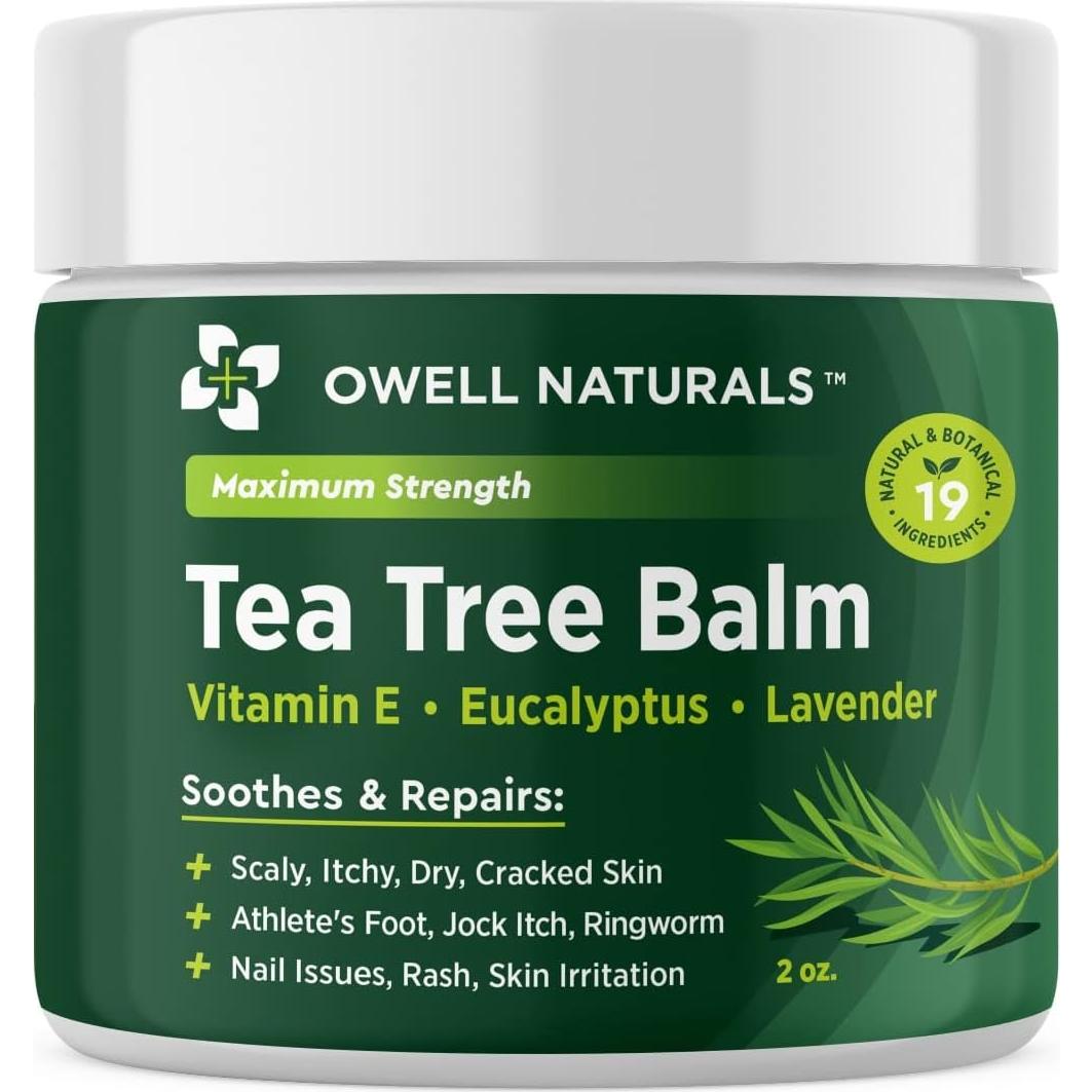 Bálsamo de Árbol de Té Owell Naturals 59 ml - Piel Seca y Agrietada
