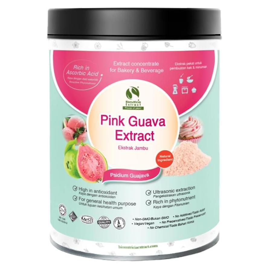 Extracto de Guayaba Rosa 20:1 Bionutricia 200g - Puro y Natural