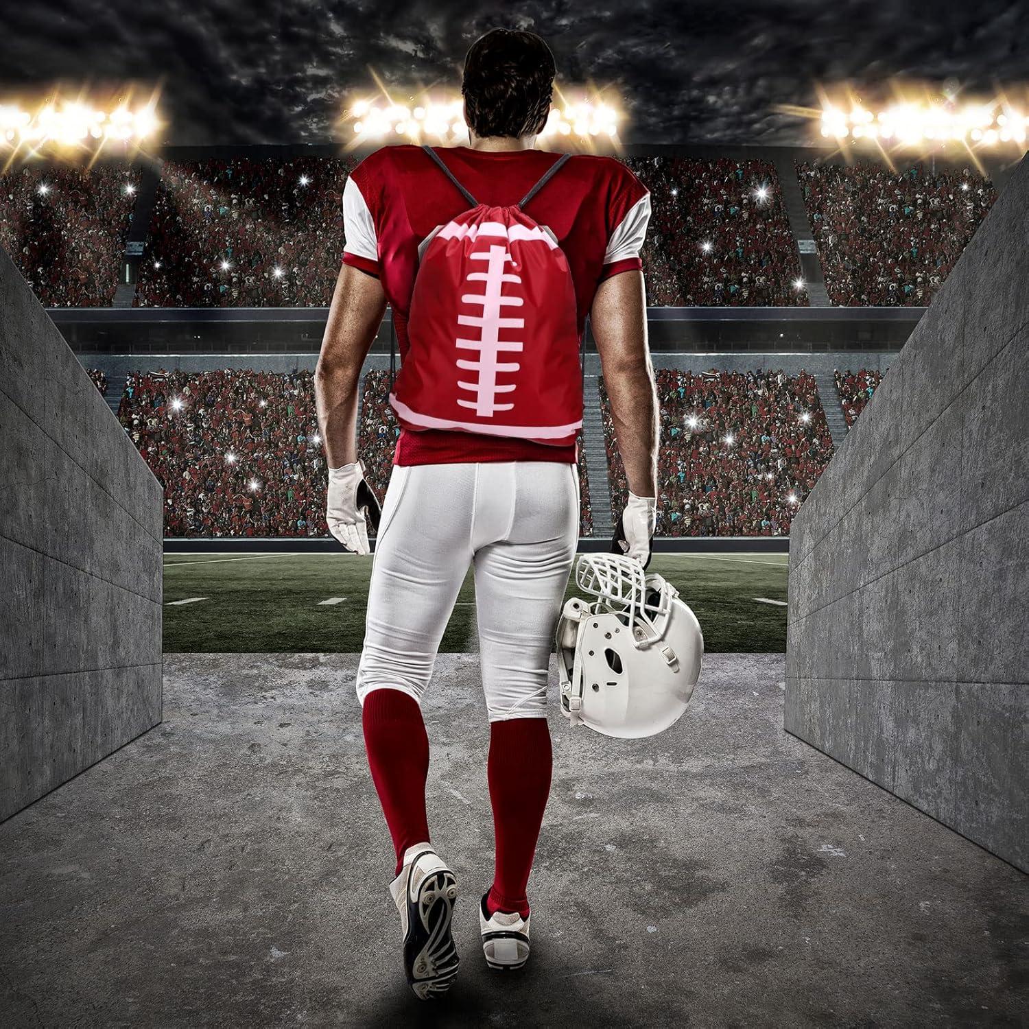 Mochilas de Cierre de Cordón Shappy para Fútbol - 6 Pcs 33x43 cm