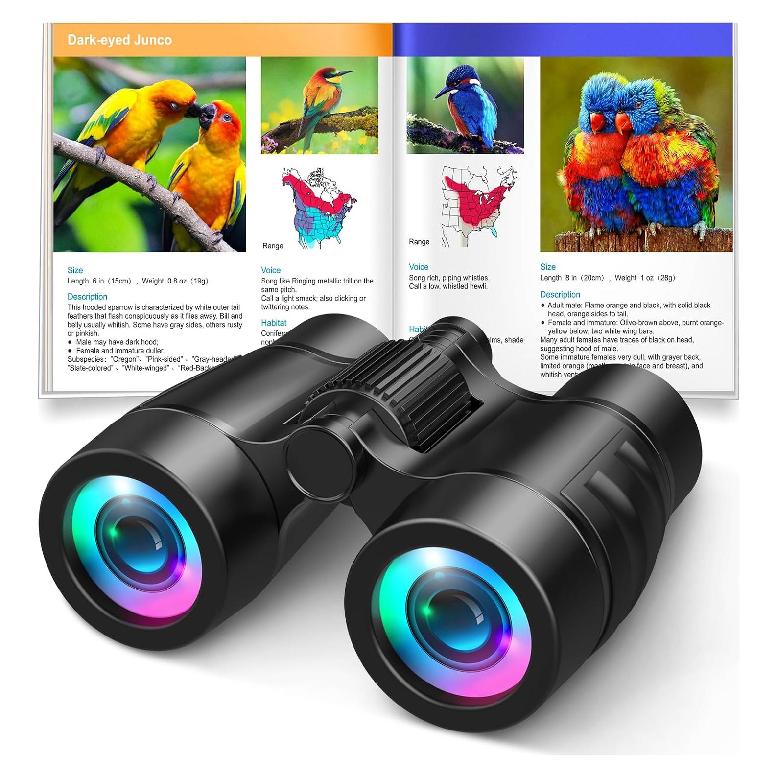 Binoculares para Niños VAMOS! 4x30 con Manual de Aves