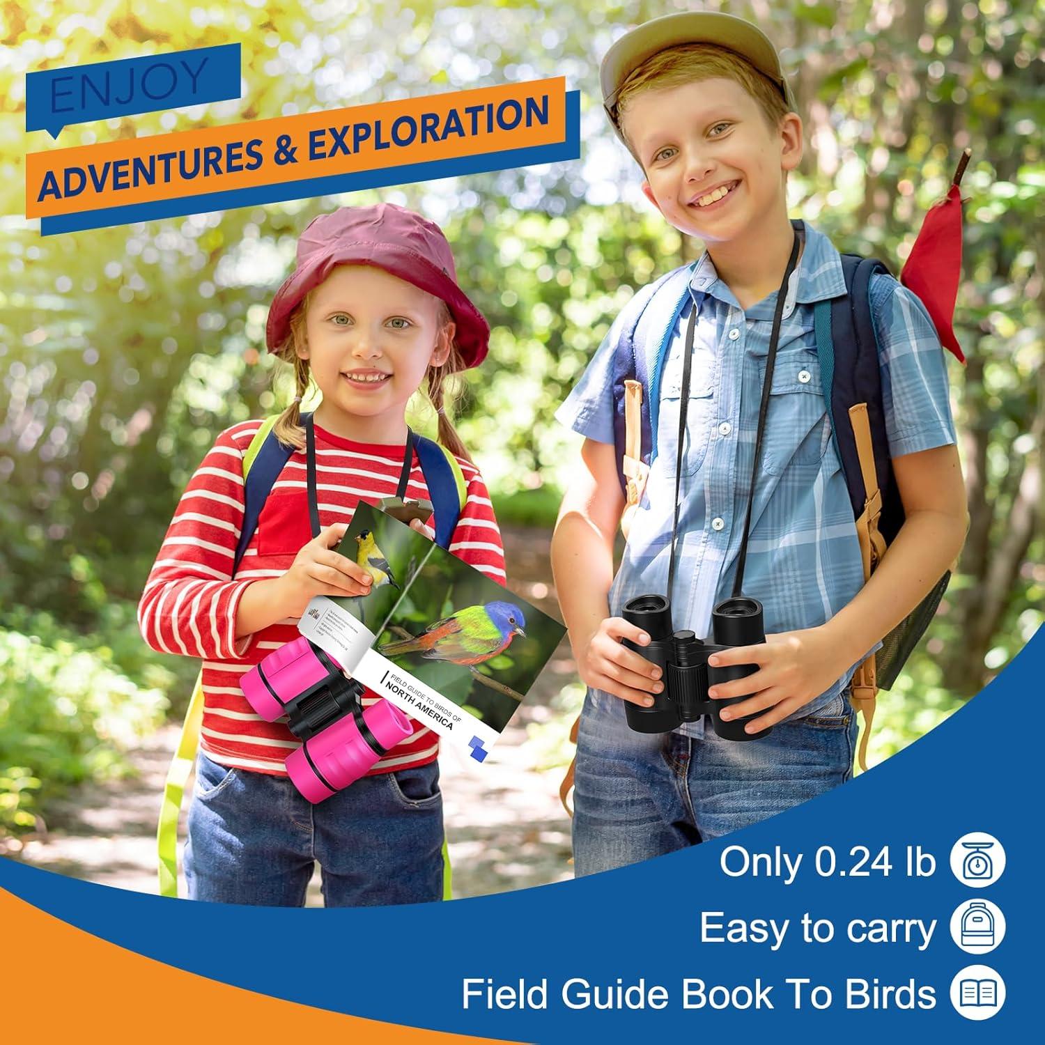 Binoculares para Niños VAMOS! 4x30 con Manual de Aves